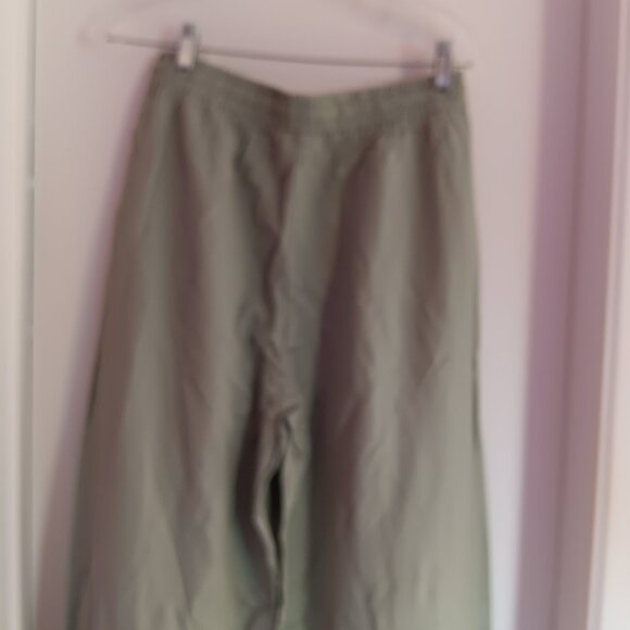 Women's Tribal Linen Blend Ankle Wide Leg Draw String Pant Size P/S NWT - Picture 7 of 9